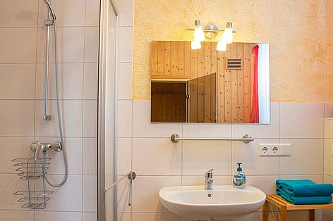 Ferienhaus Jule - Badezimmer mit Dusche